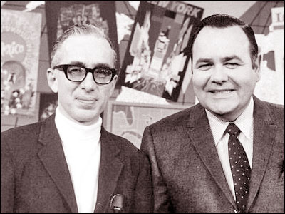 Tom Koch (L) with Jonathan Winters